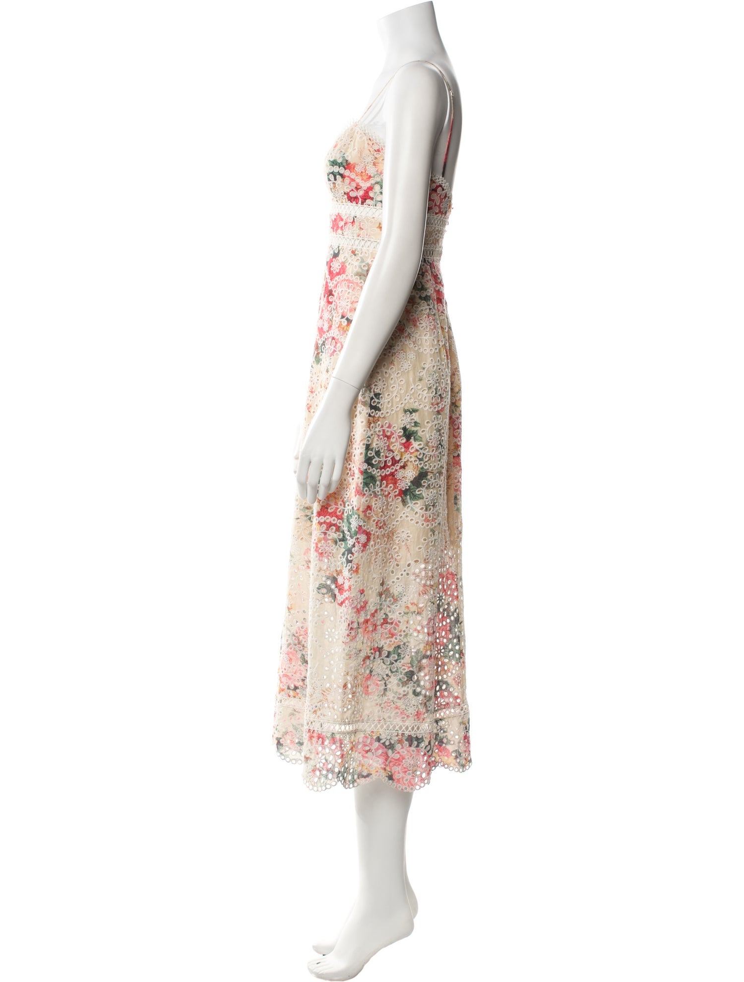 Zimmermann Floral Print Long Dress