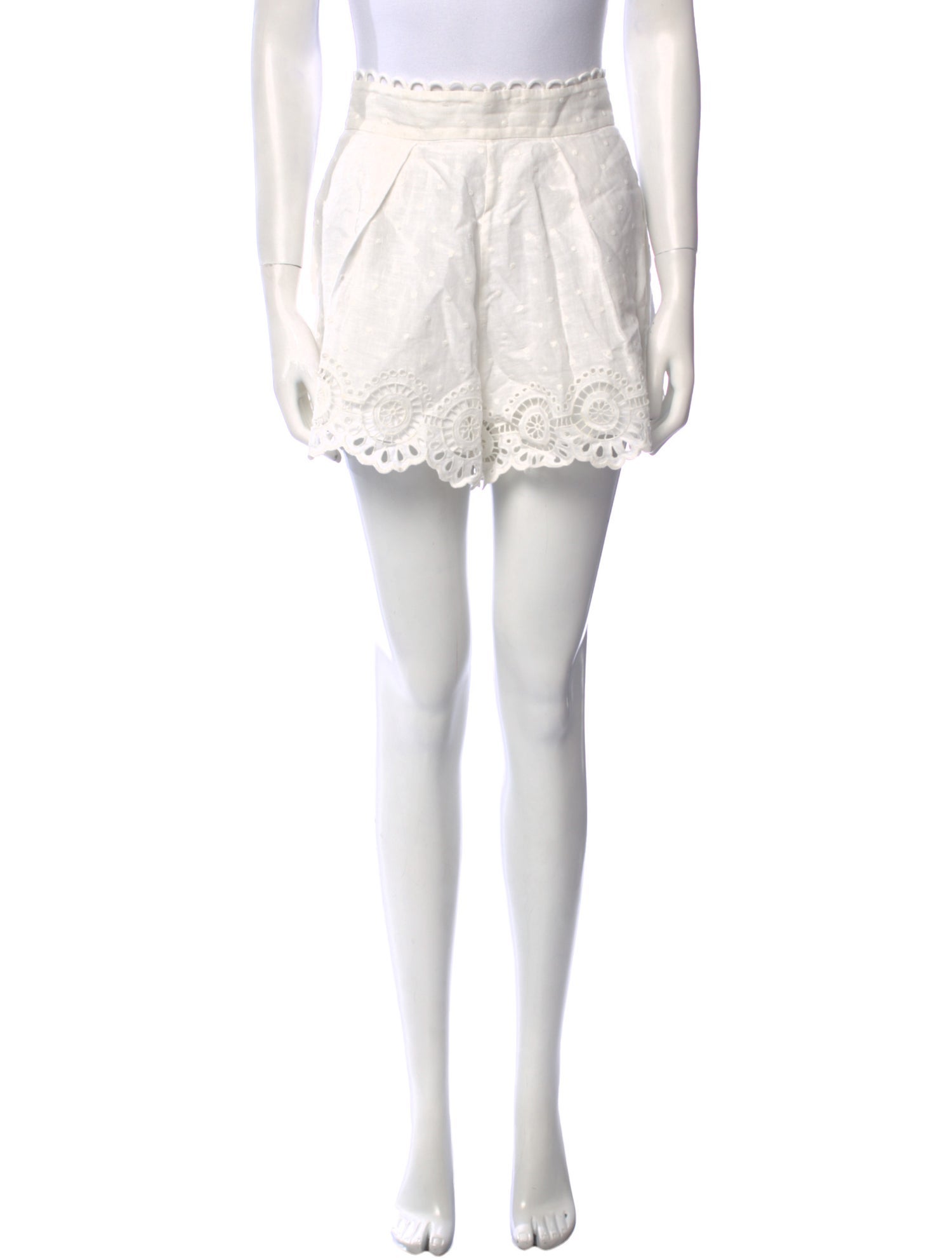 Zimmermann Linen Mini Shorts