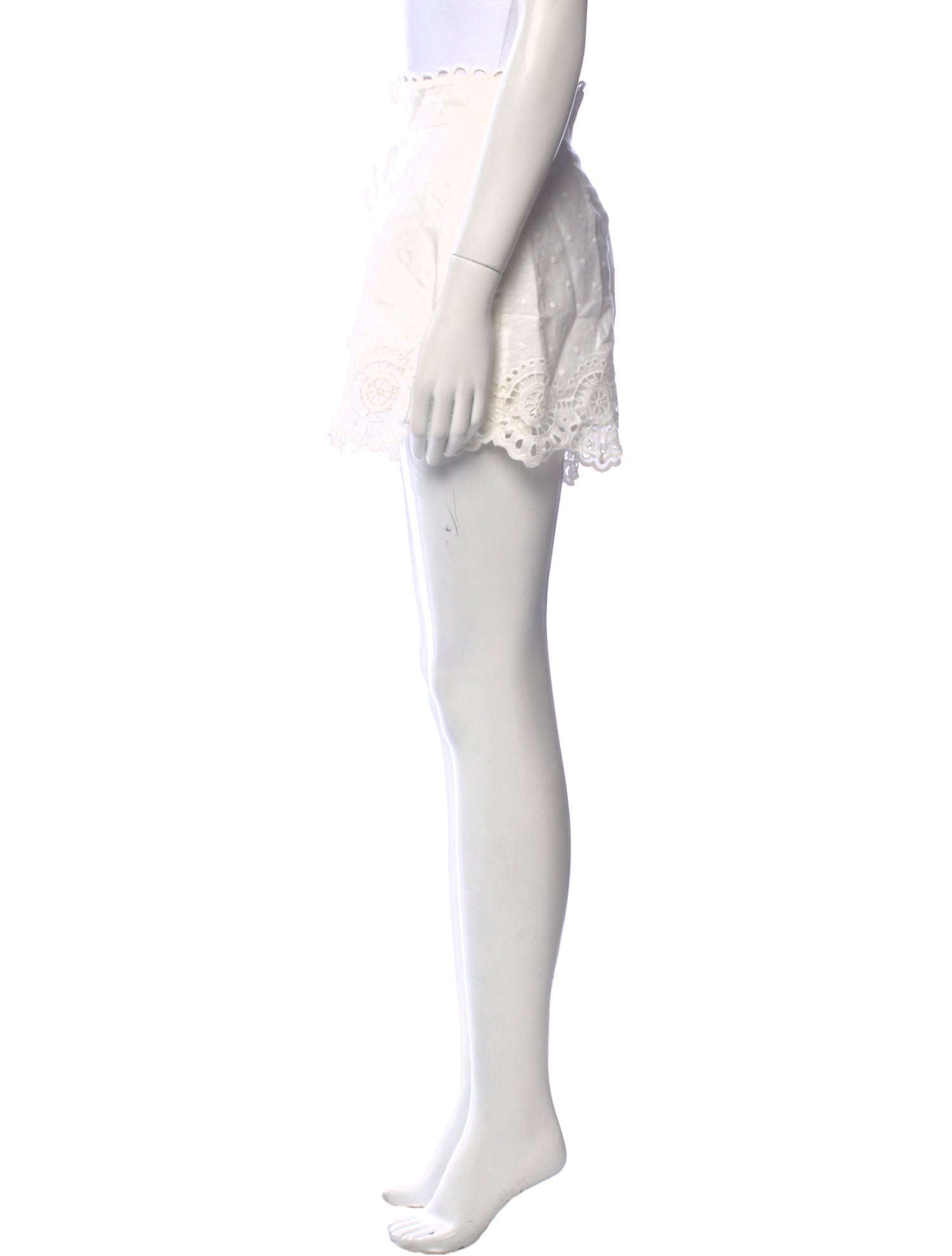 Zimmermann Linen Mini Shorts