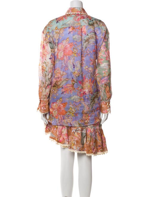 Zimmermann Linen Printed Skirt Set