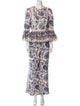 Zimmermann Linen Floral Print Pant Set