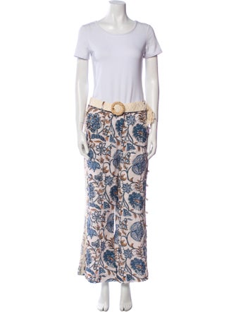 Zimmermann Linen Floral Print Pant Set