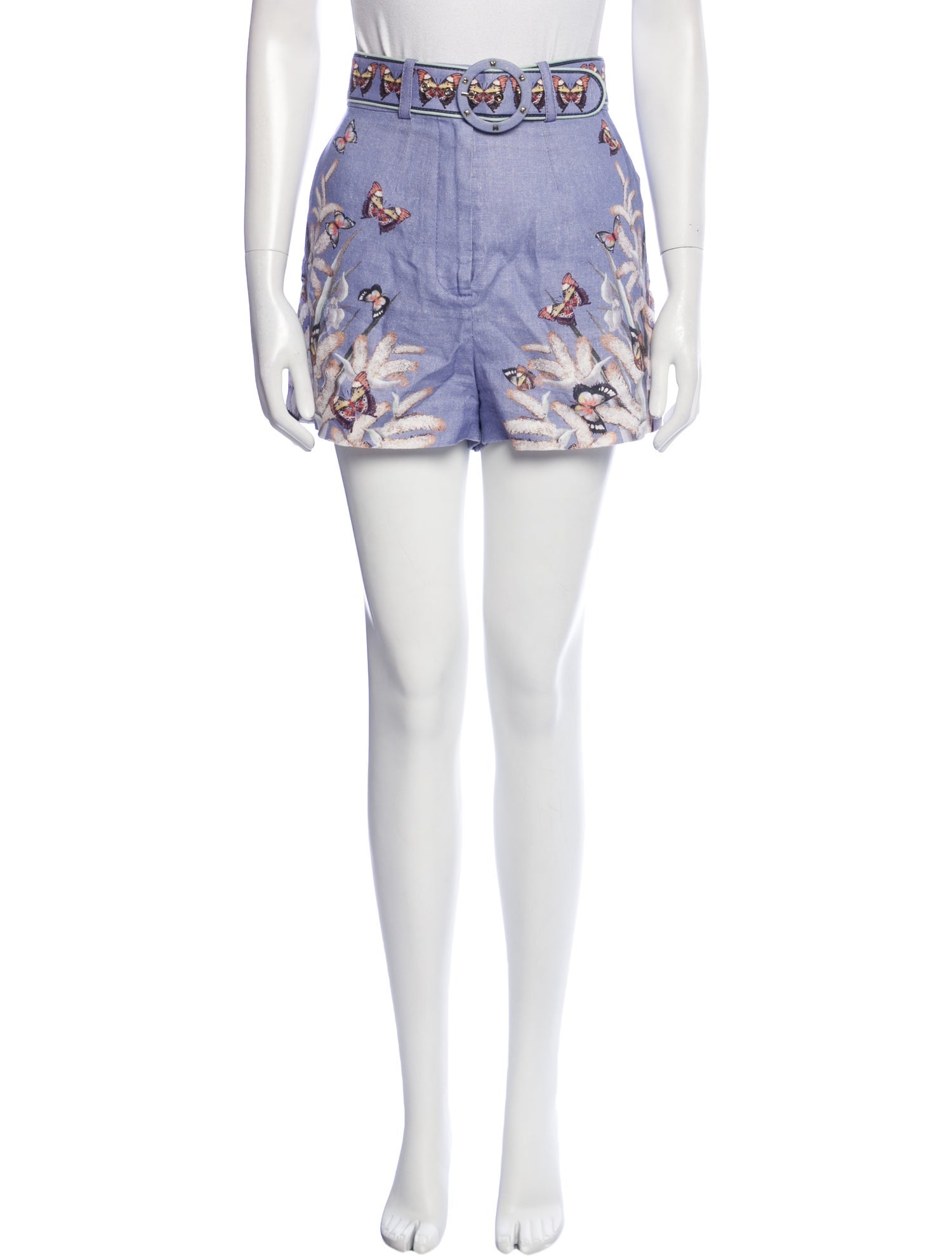 Zimmermann Linen Mini Shorts