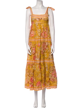 Zimmermann Floral Print Long Dress