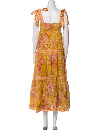 Zimmermann Floral Print Long Dress