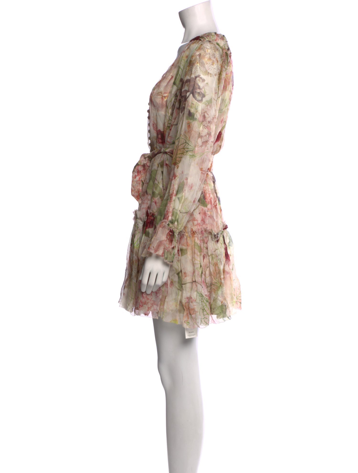 Zimmermann Floral Print Mini Dress