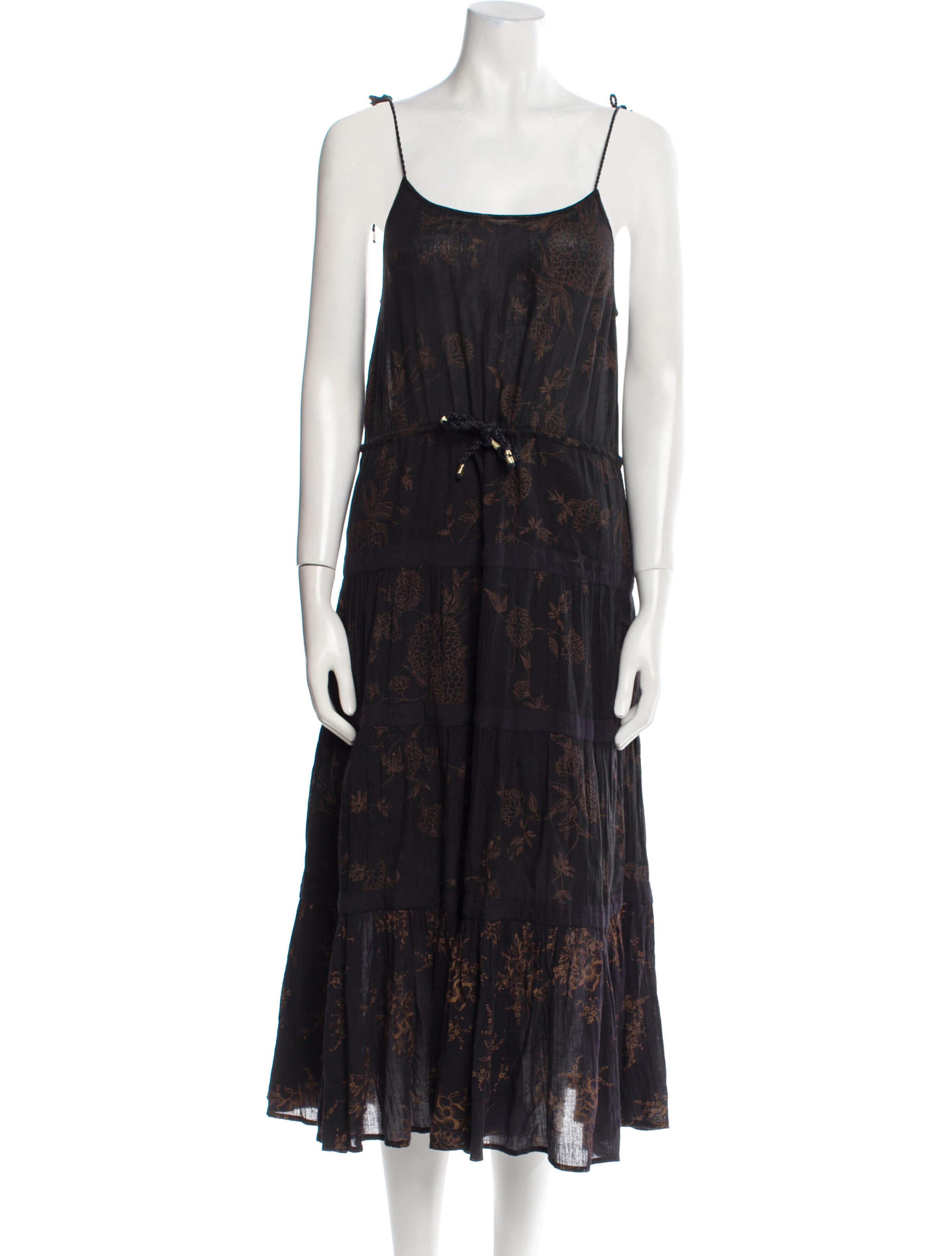 Zimmermann Floral Print Long Dress