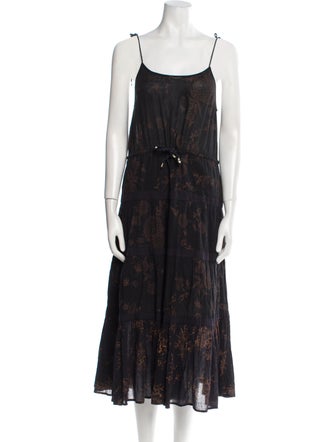 Zimmermann Floral Print Long Dress
