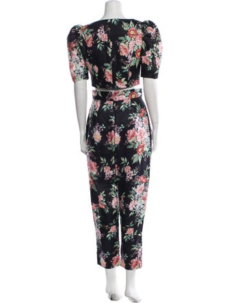 Zimmermann Linen Floral Print Pant Set