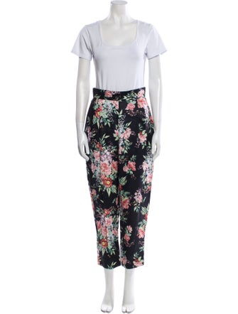 Zimmermann Linen Floral Print Pant Set