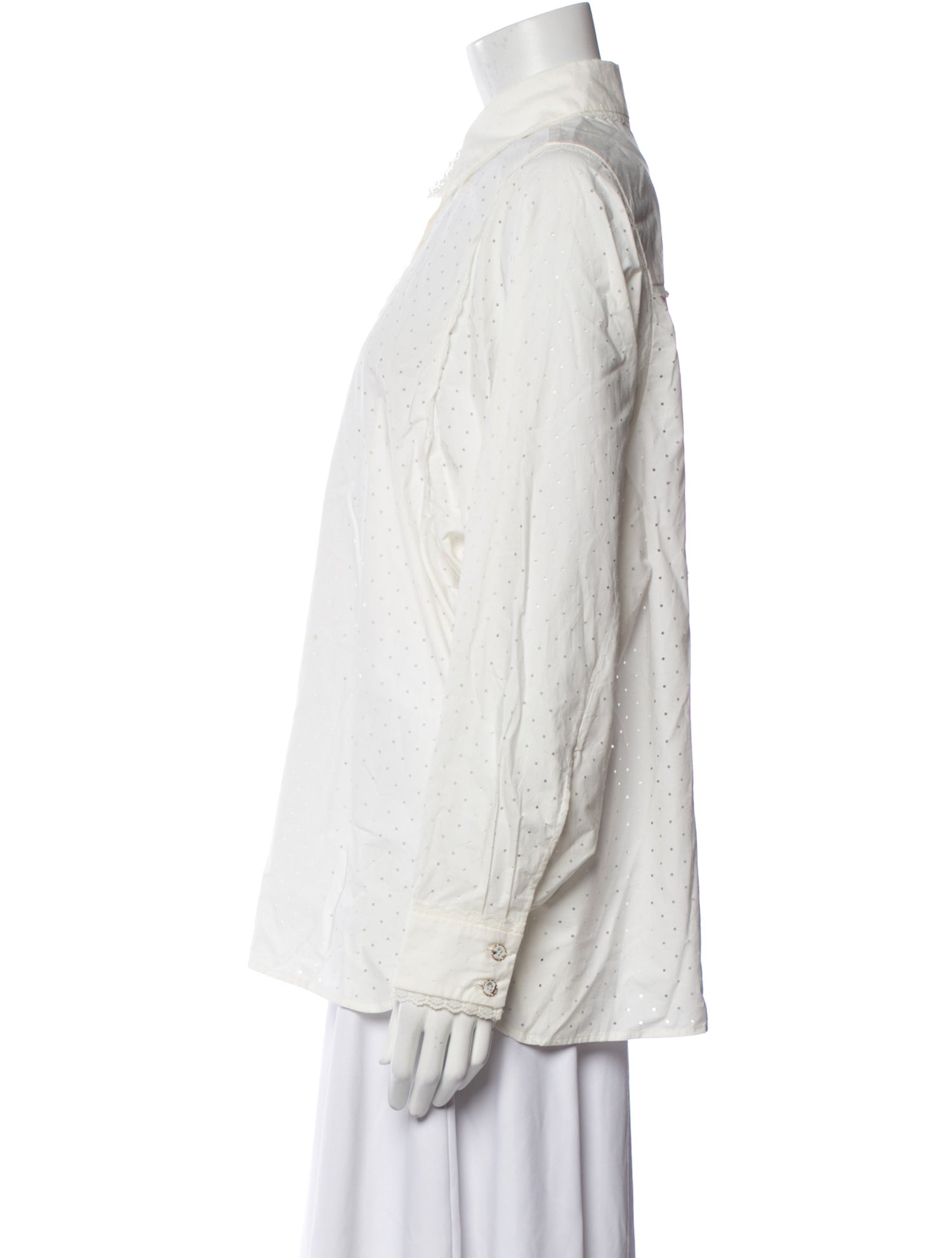 Zimmermann Long Sleeve Button-Up Top