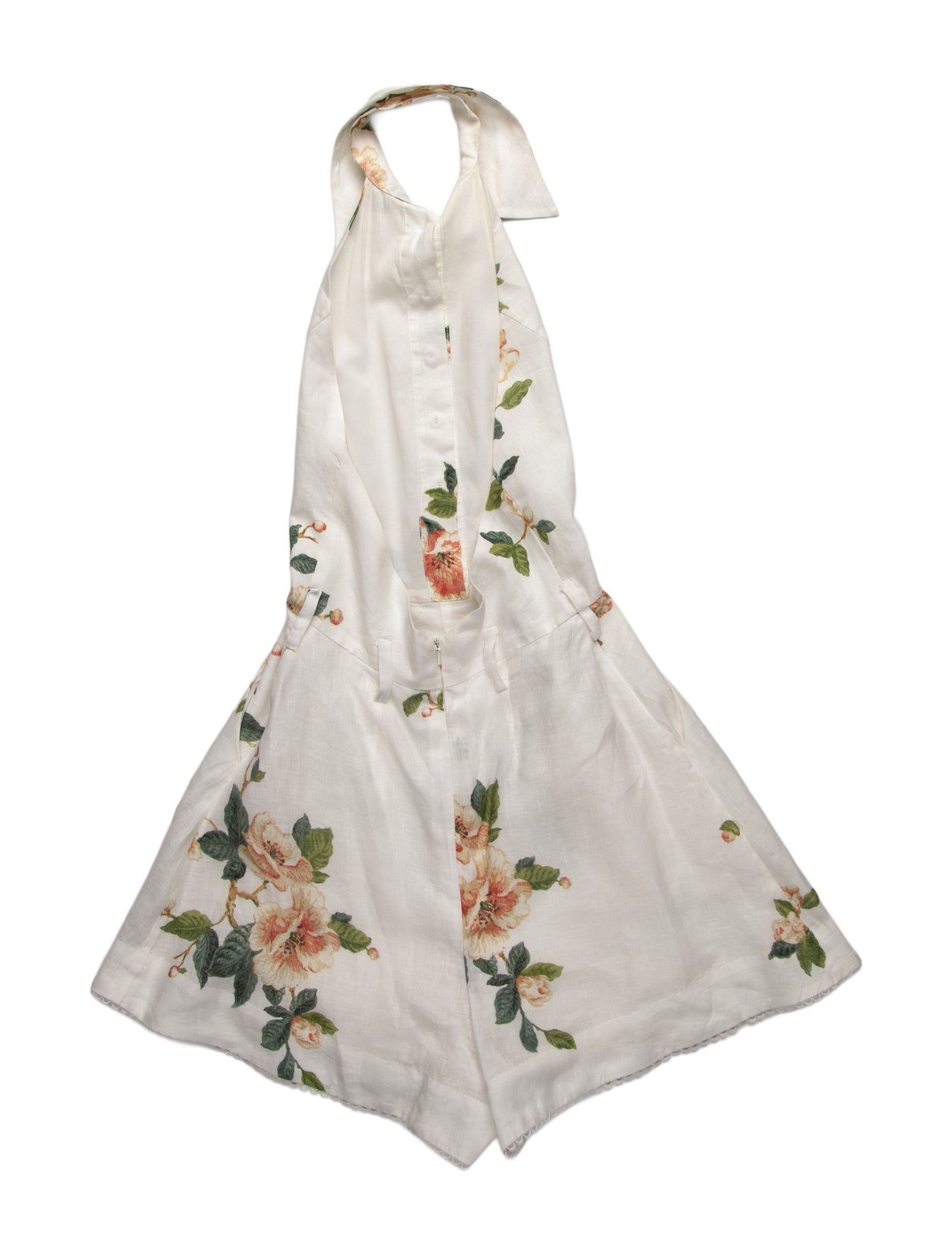 Zimmermann Linen Printed Romper