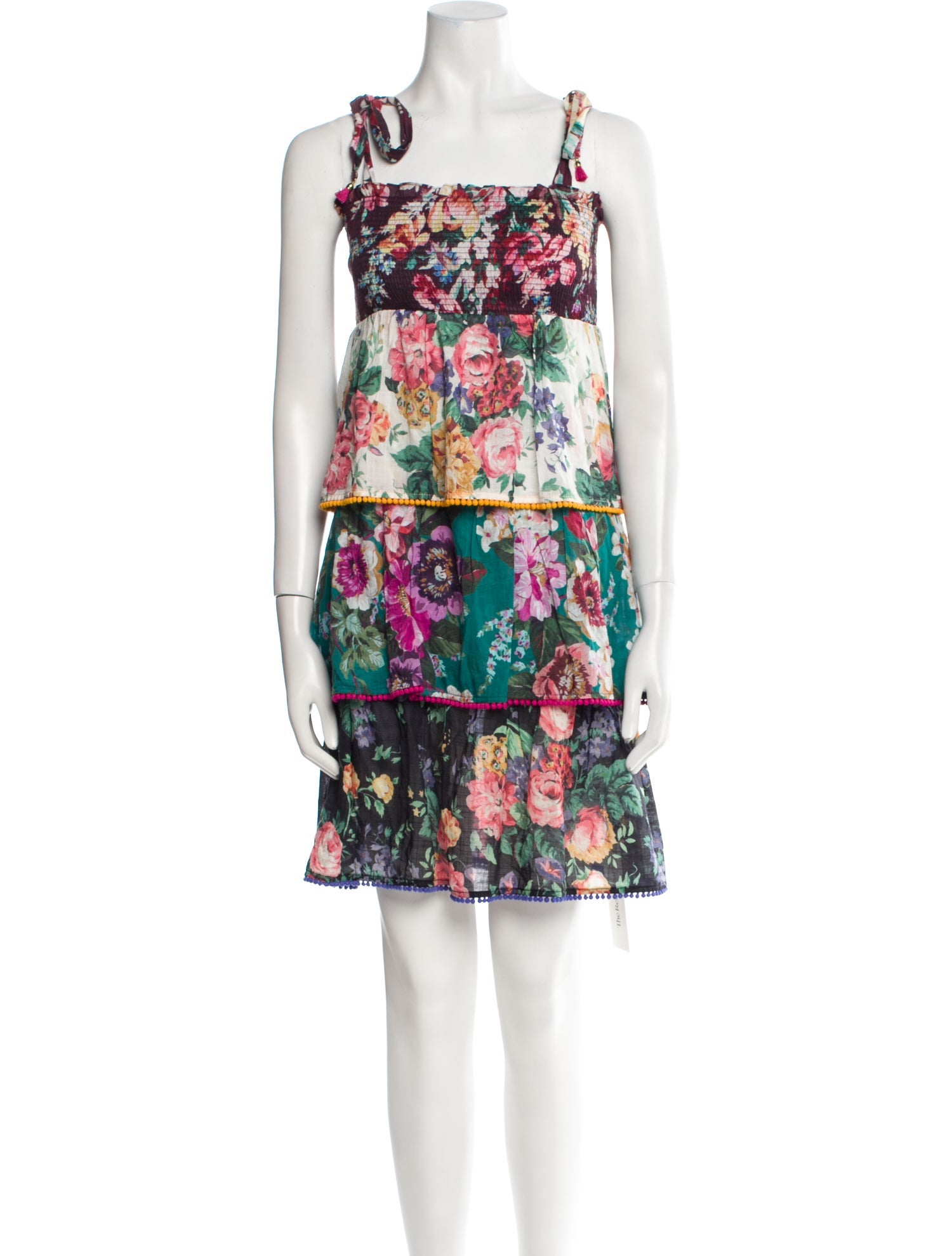 Zimmermann Floral Print Mini Dress