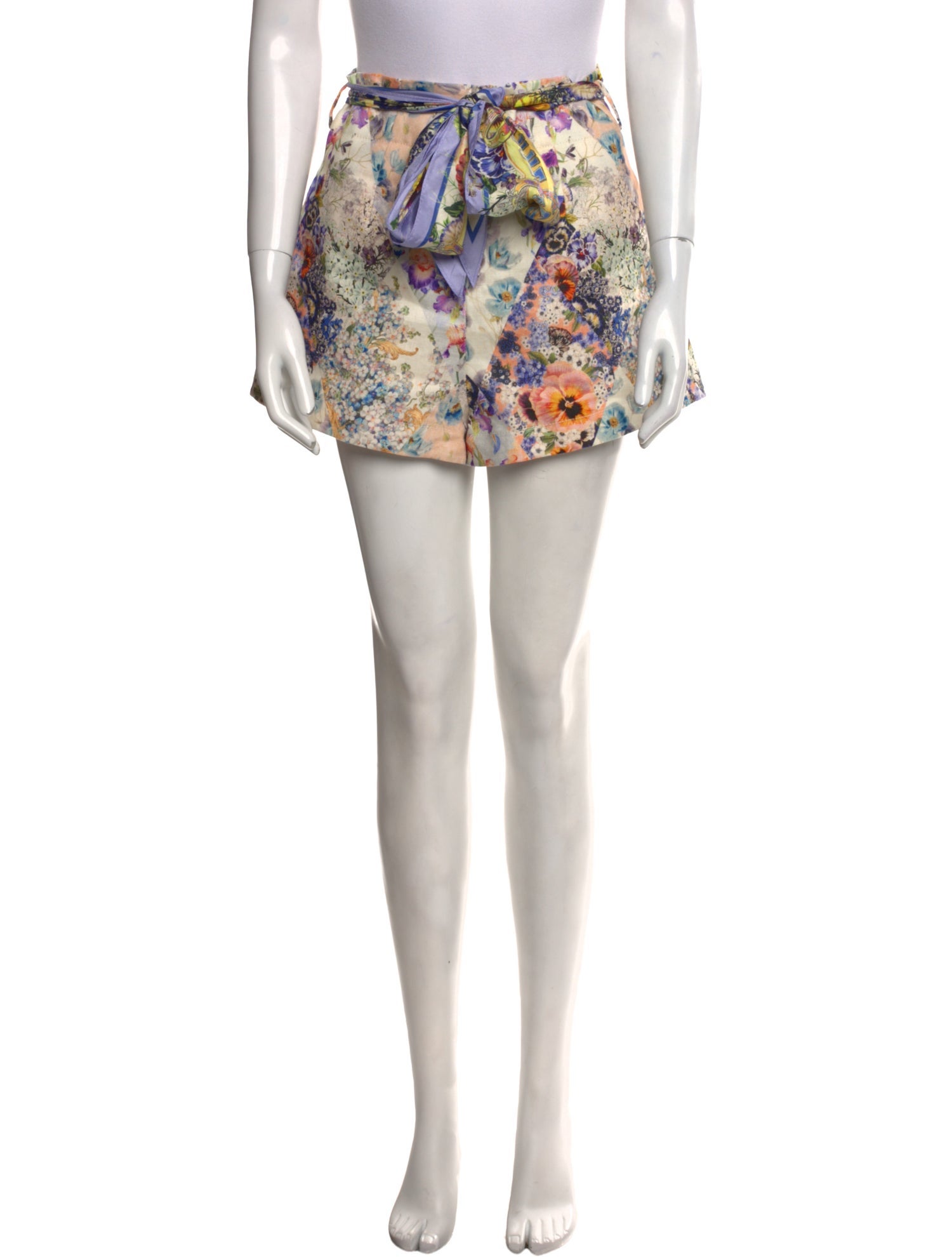 Zimmermann Linen Mini Shorts