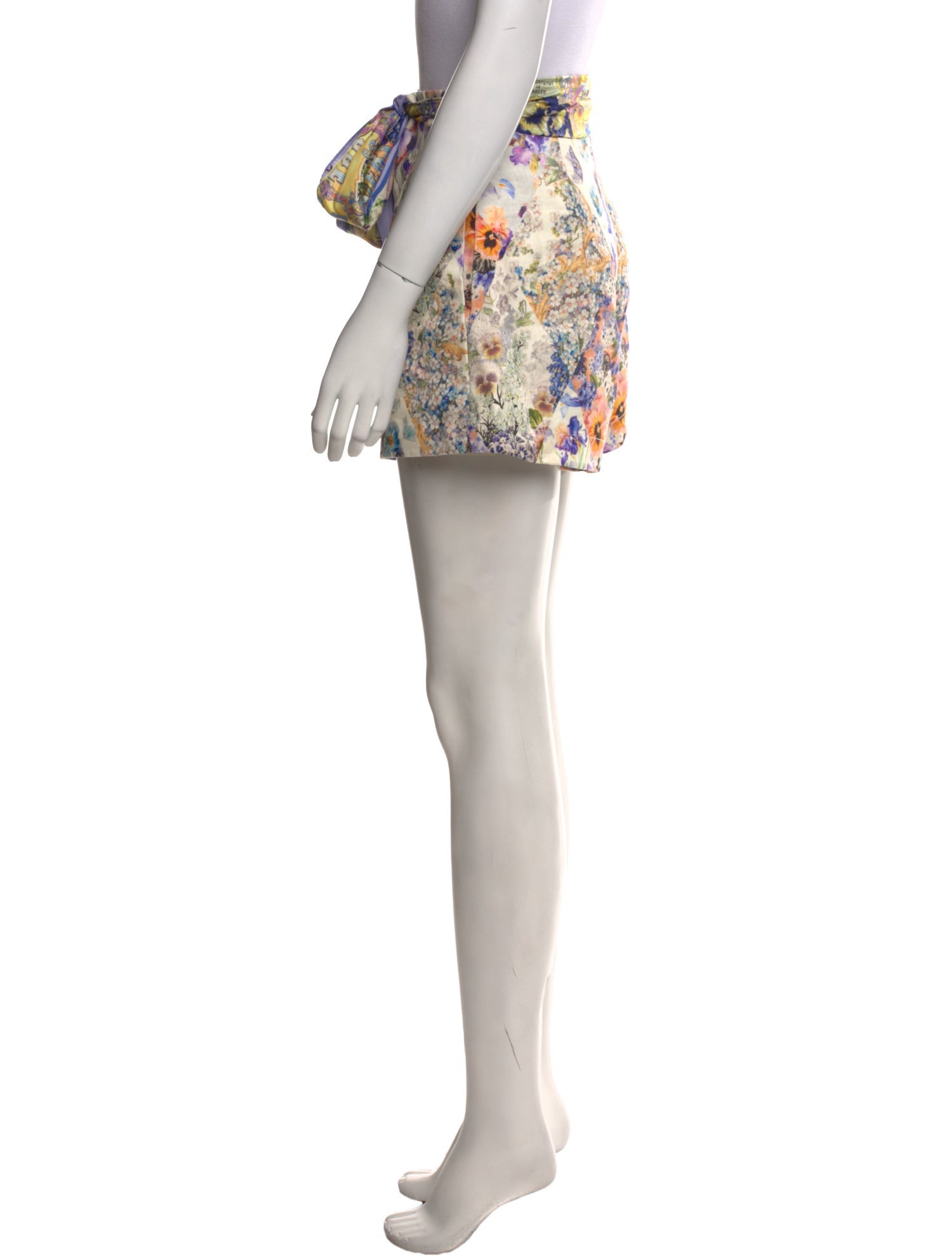 Zimmermann Linen Mini Shorts