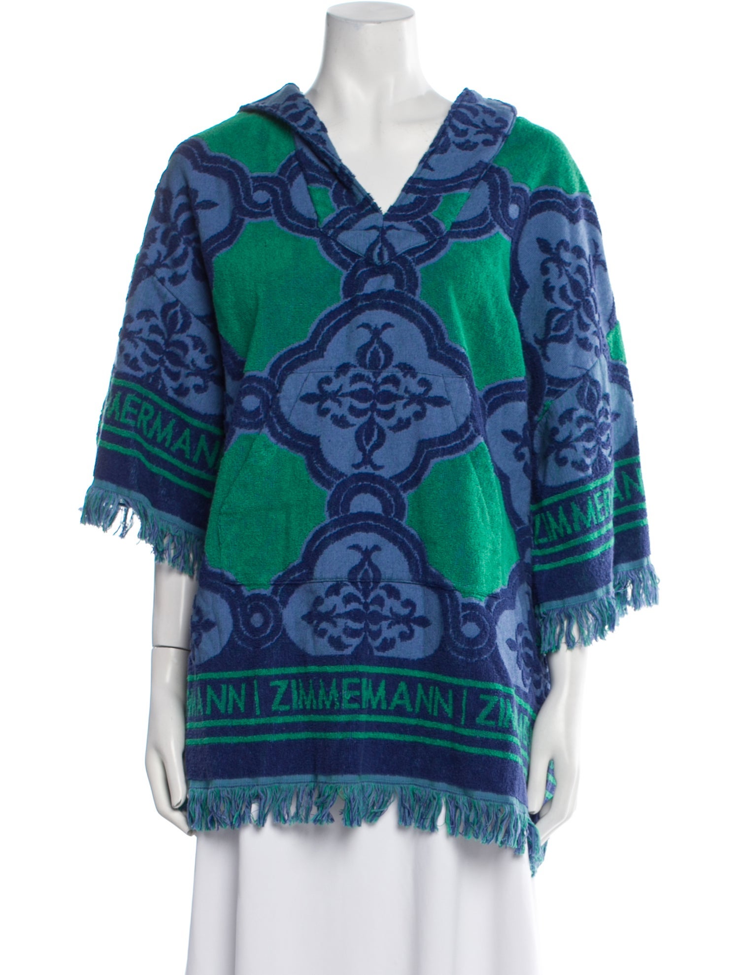 Zimmermann Fringe Trim Accent Robe