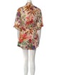 Zimmermann Linen Floral Print Romper