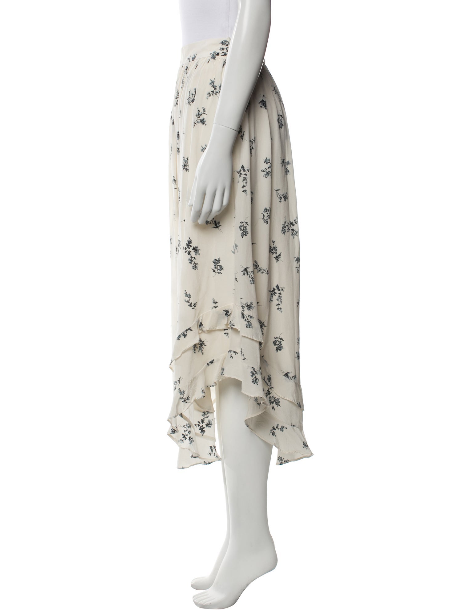 Zimmermann Silk Midi Length Skirt