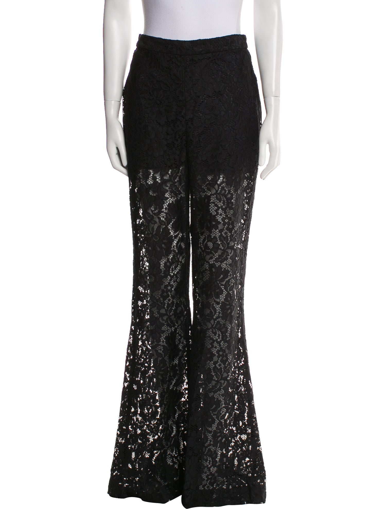Zimmermann Lace Pattern Wide Leg Pants