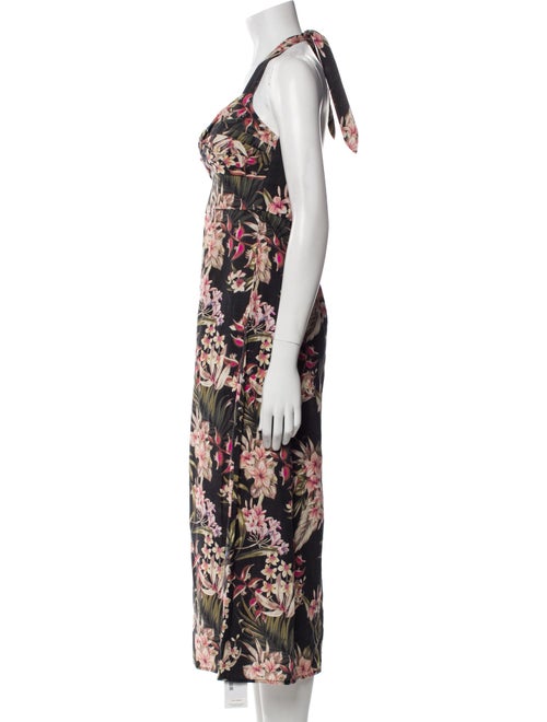 Zimmermann Floral Print Midi Length Dress