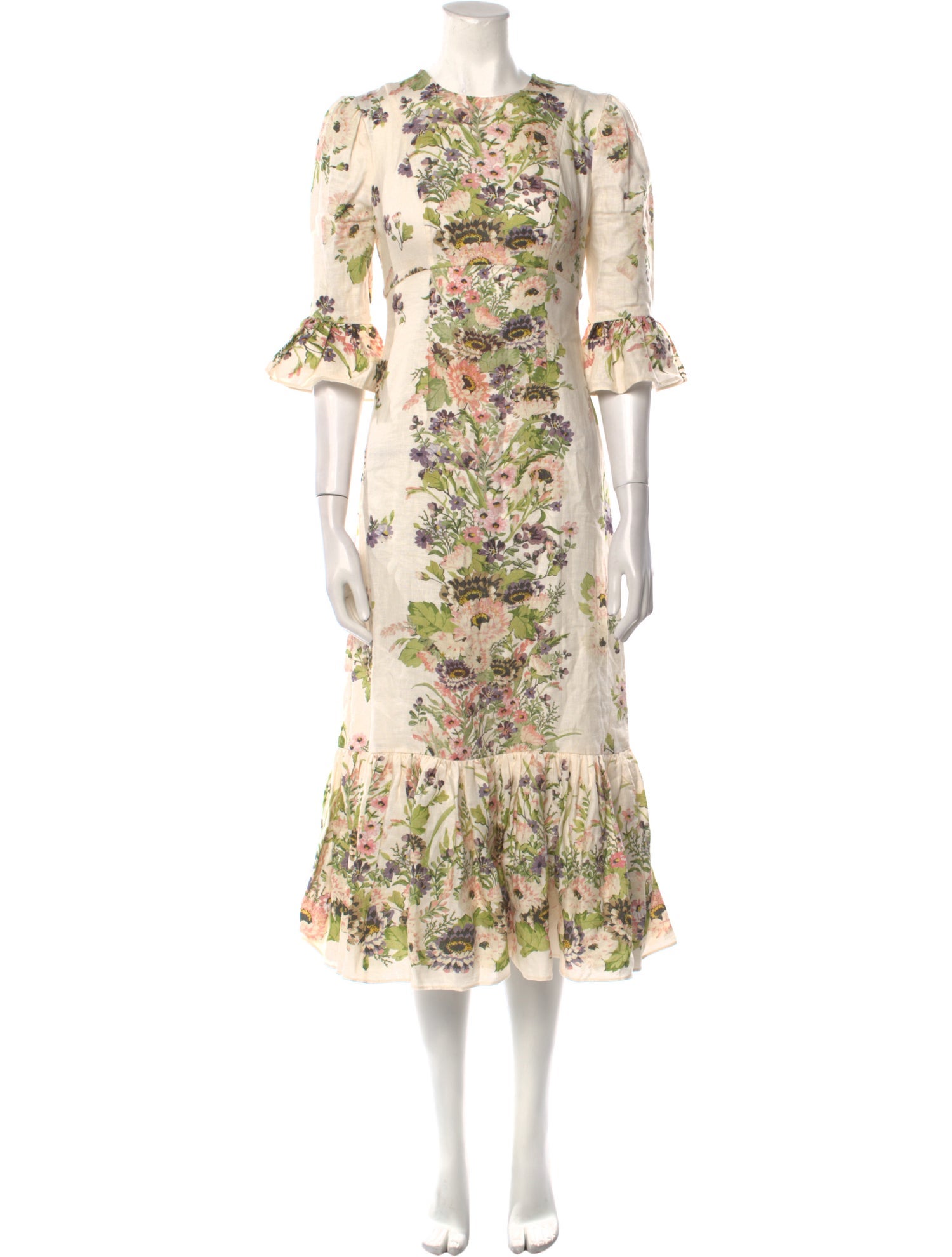 Zimmermann Linen Midi Length Dress w/ Tags