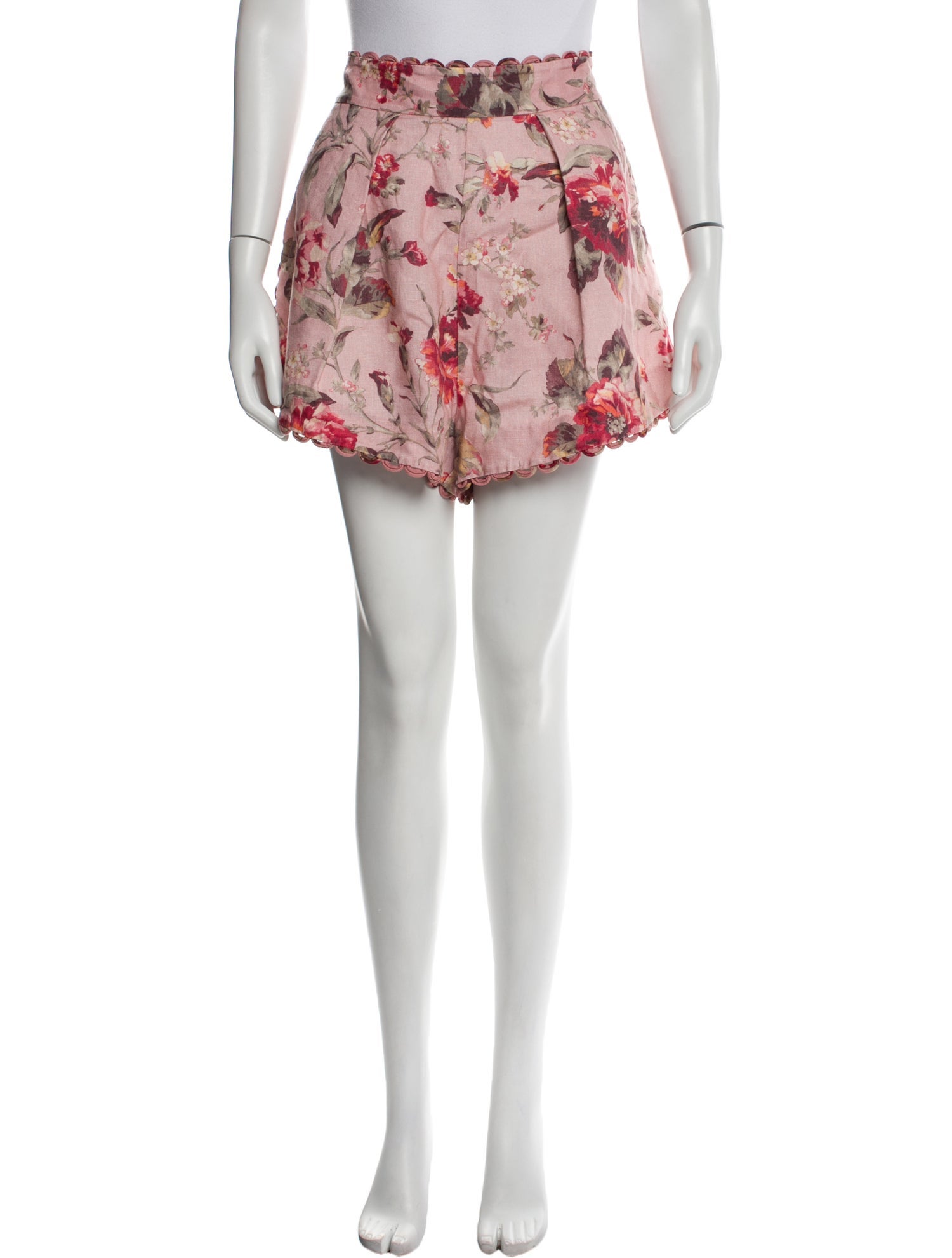 Zimmermann Linen Mini Shorts