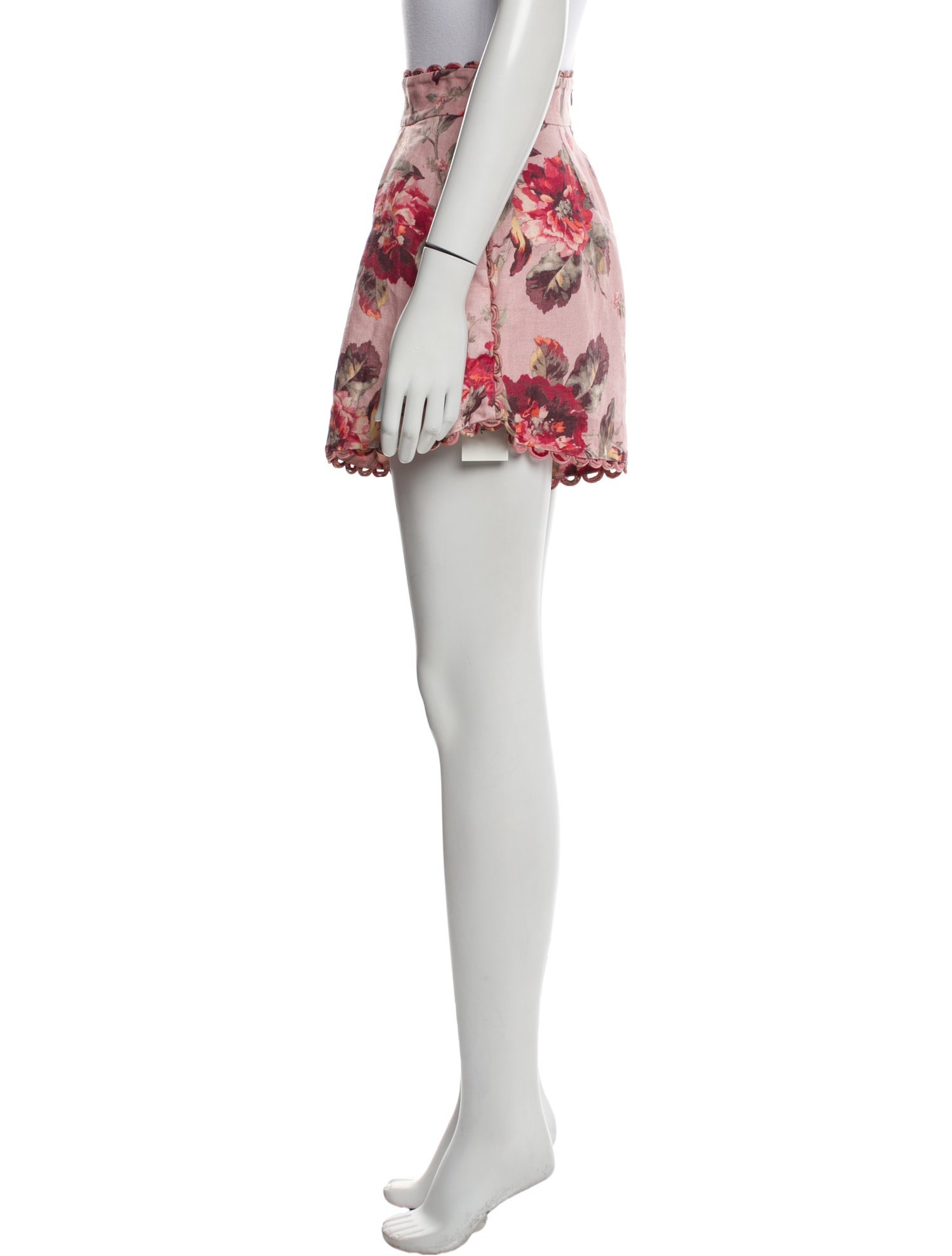 Zimmermann Linen Mini Shorts