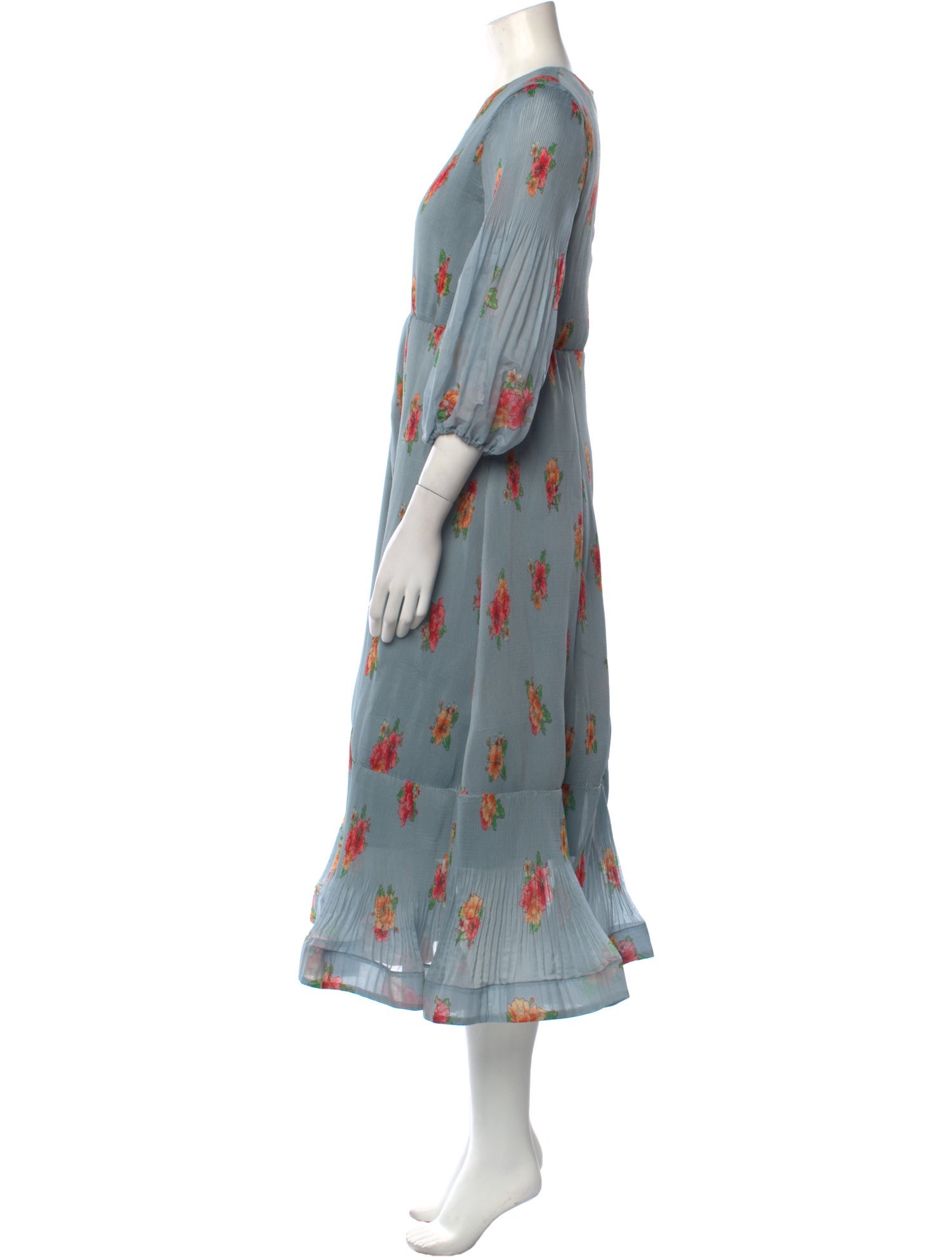 Zimmermann Printed Midi Length Dress w/ Tags