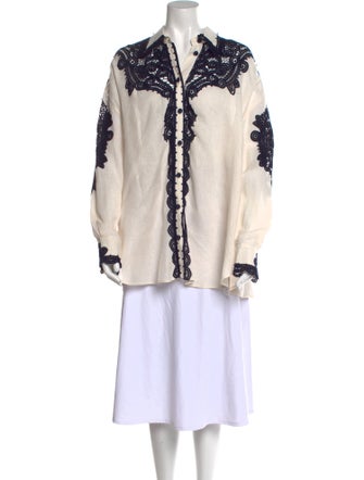 Zimmermann Linen Printed Tunic