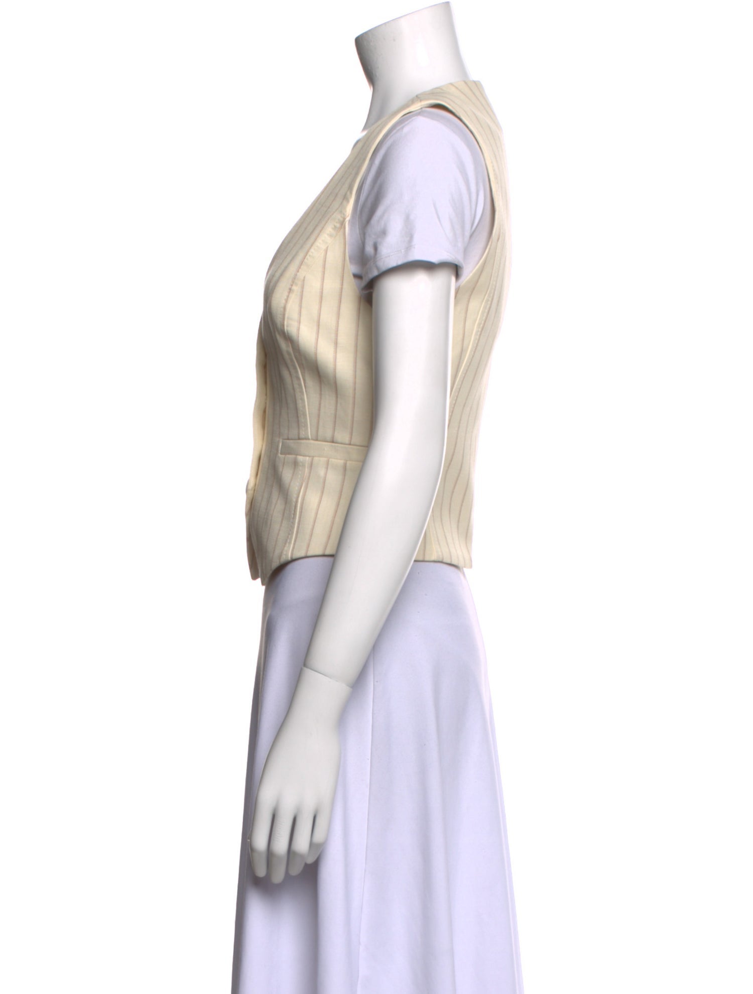 Zimmermann V-Neck Short Sleeve Crop Top