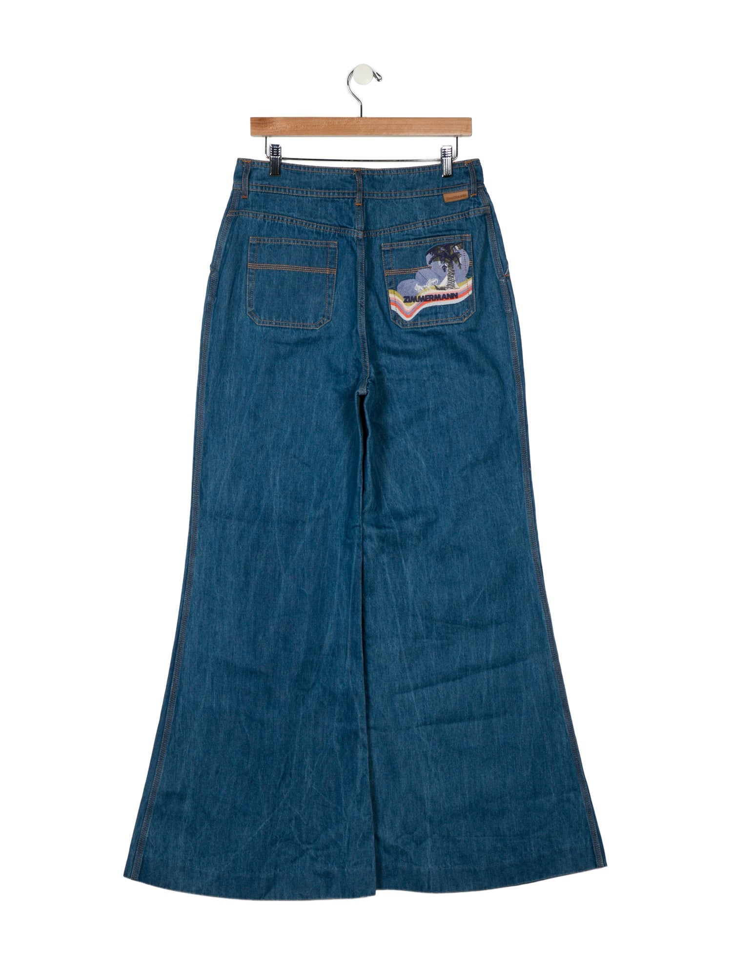 Zimmermann High-Rise Wide Leg Jeans w/ Tags