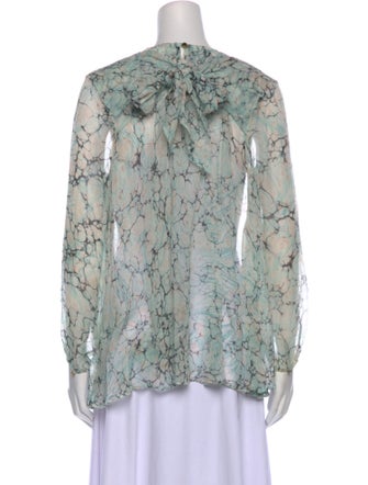 Zimmermann Silk Floral Print Blouse