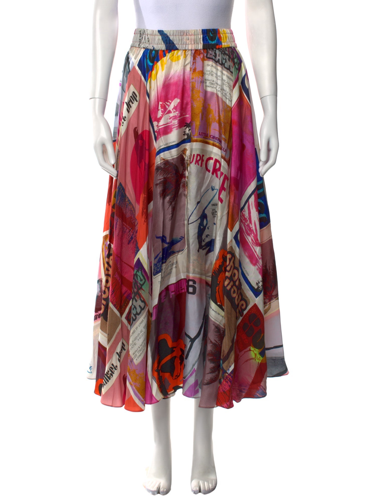 Zimmermann Silk Midi Length Skirt