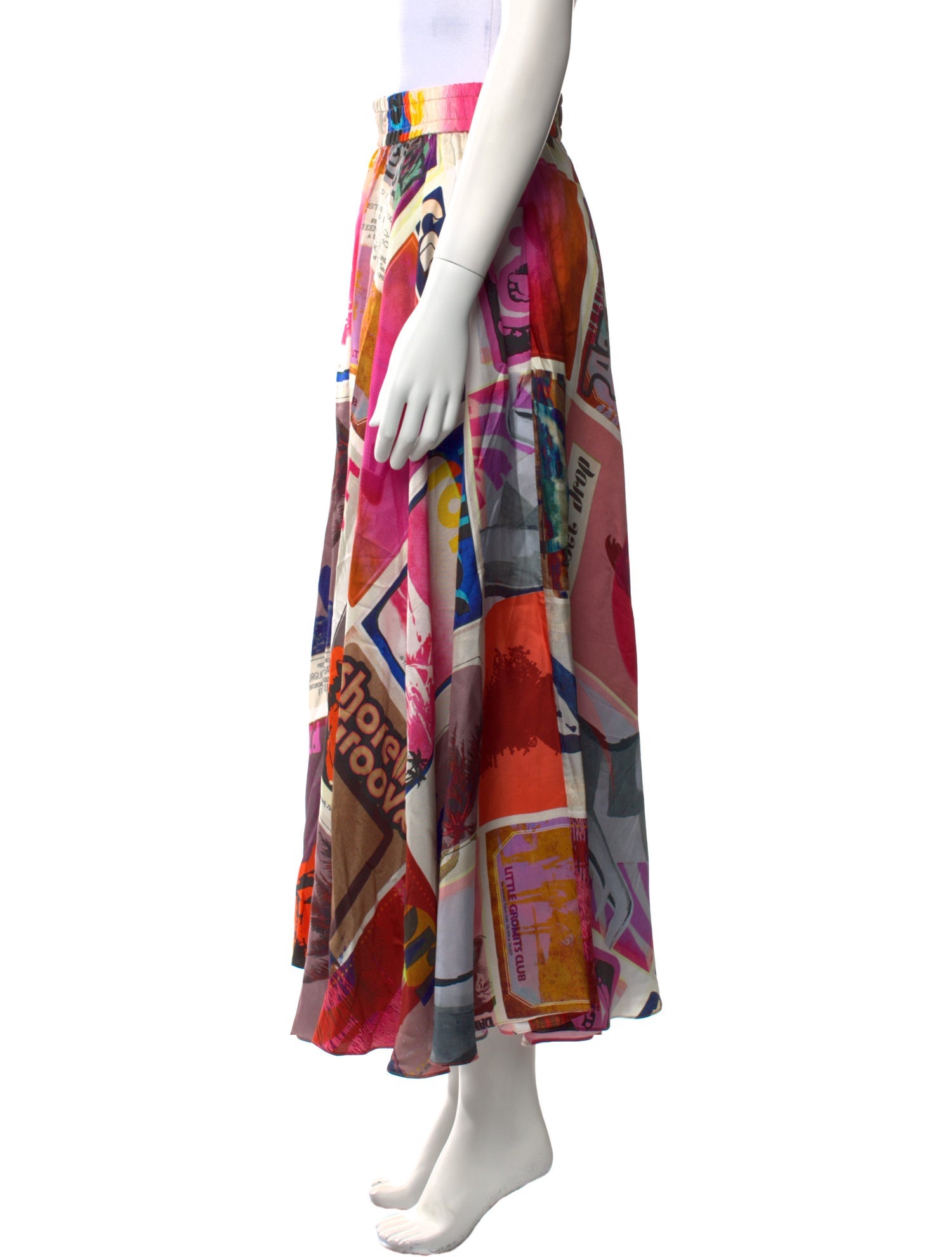 Zimmermann Silk Midi Length Skirt