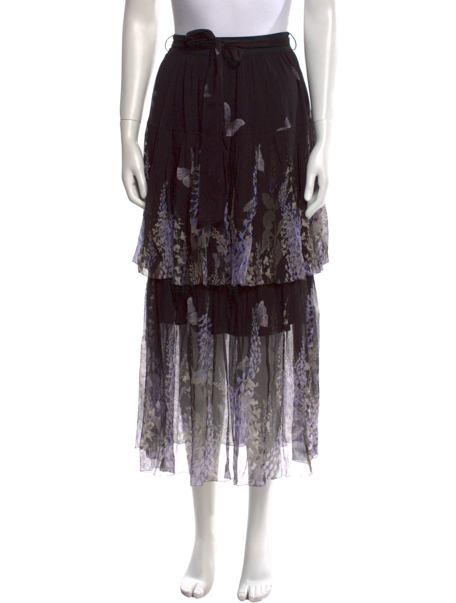 Zimmermann Silk Midi Length Skirt