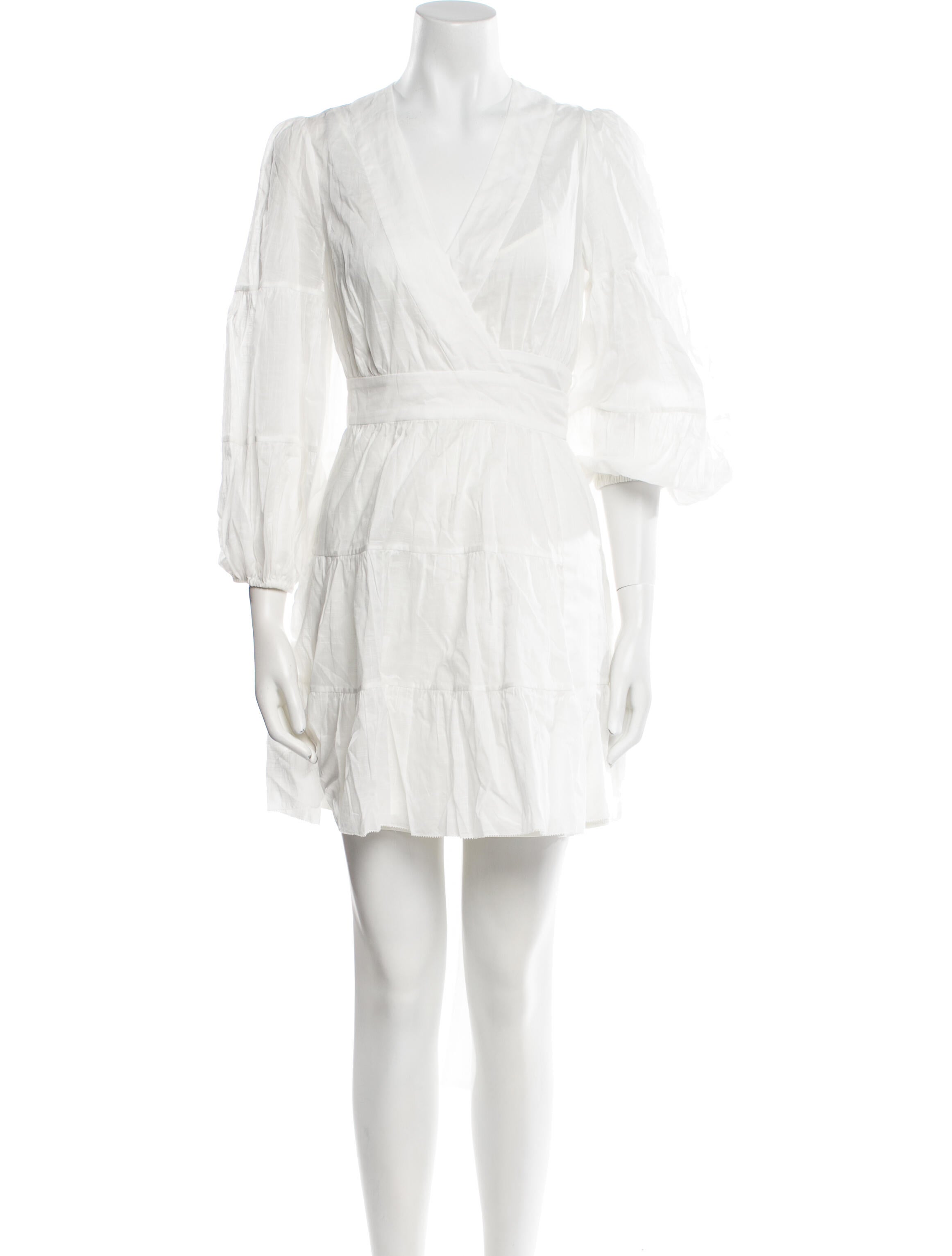 Zimmermann V-Neck Midi Length Dress