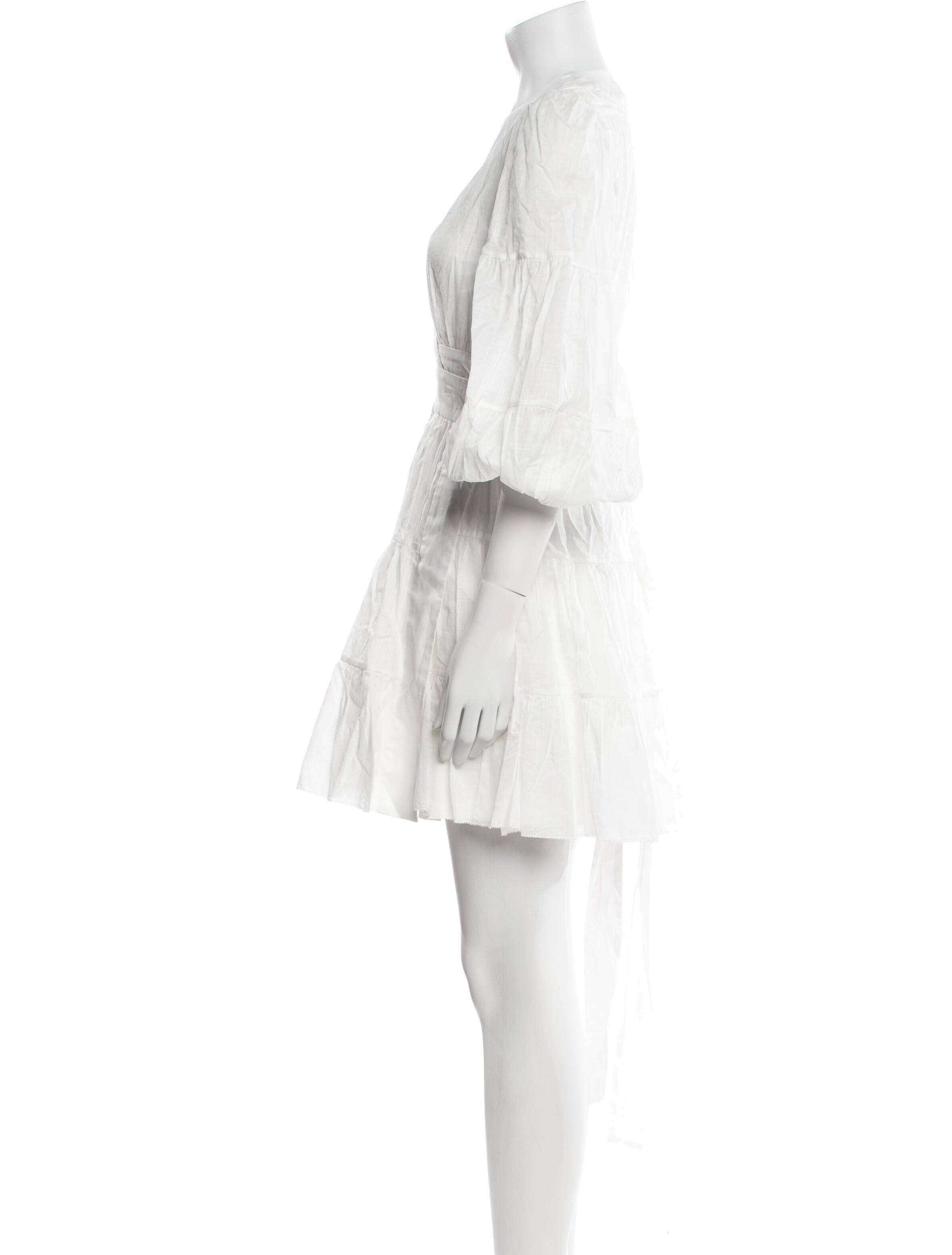 Zimmermann V-Neck Midi Length Dress