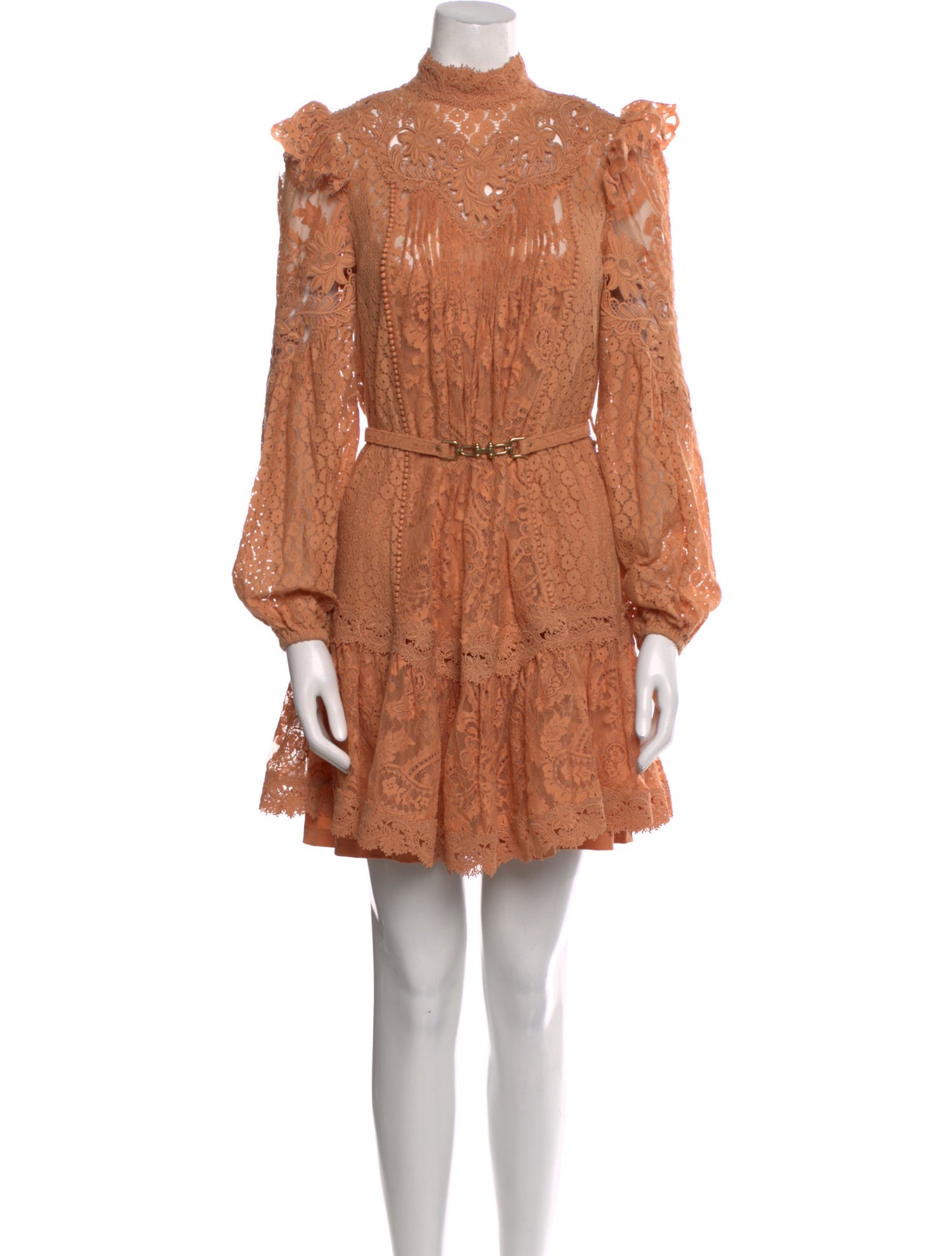 Zimmermann Lace Pattern Mini Dress