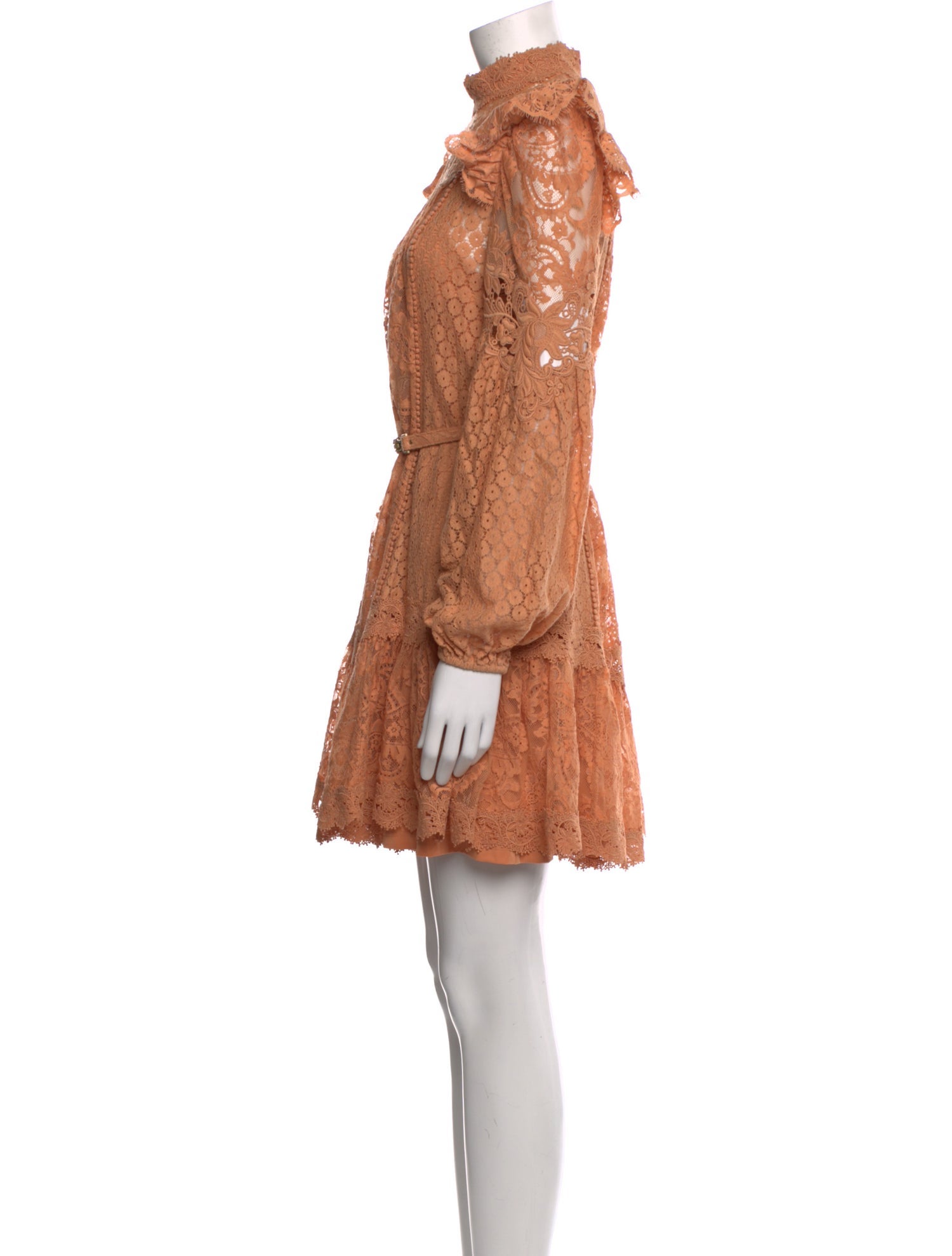 Zimmermann Lace Pattern Mini Dress