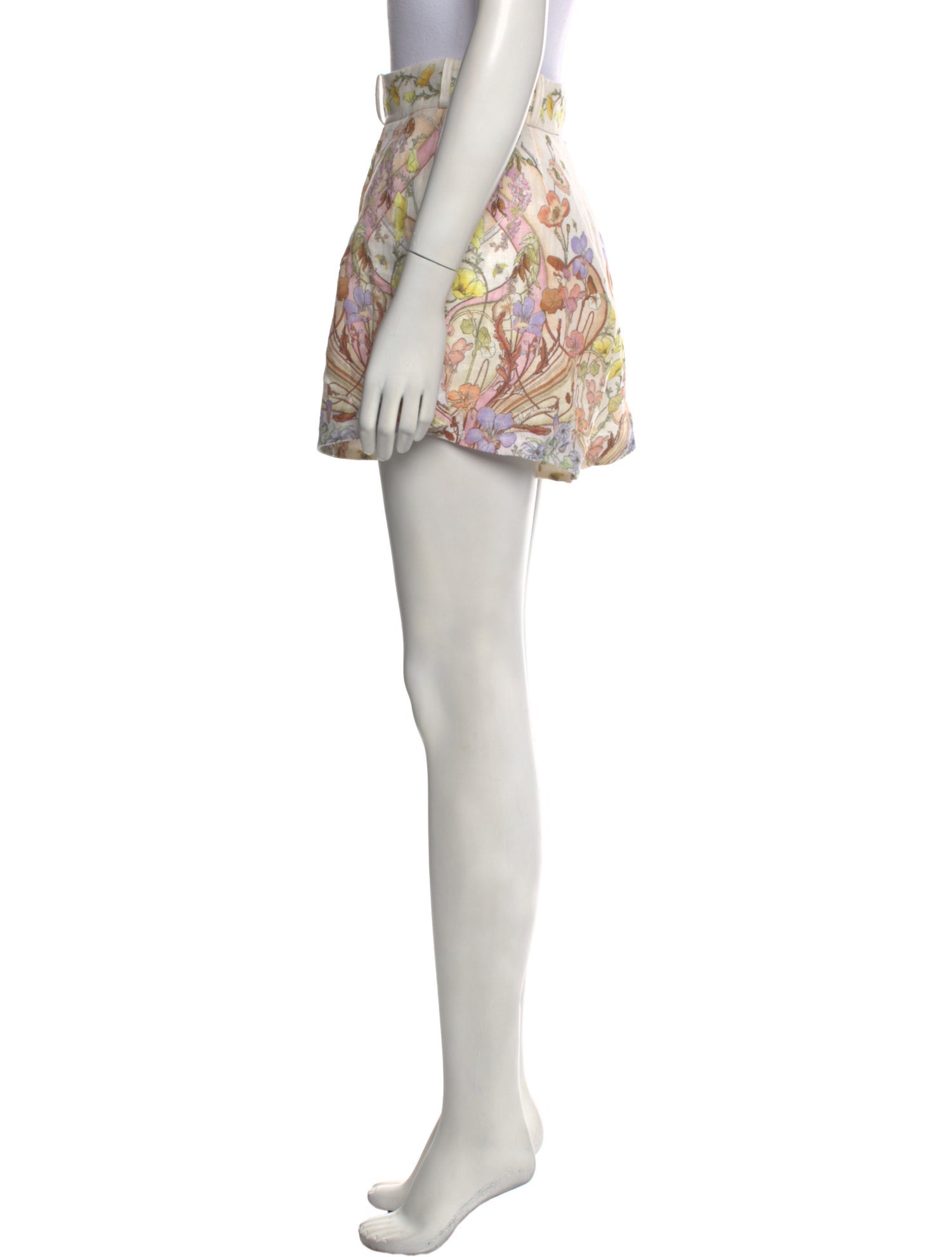 Zimmermann Linen Mini Shorts