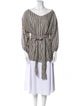 Zimmermann Striped V-Neck Tunic