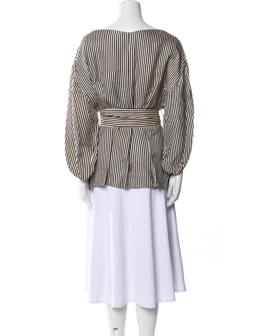 Zimmermann Striped V-Neck Tunic