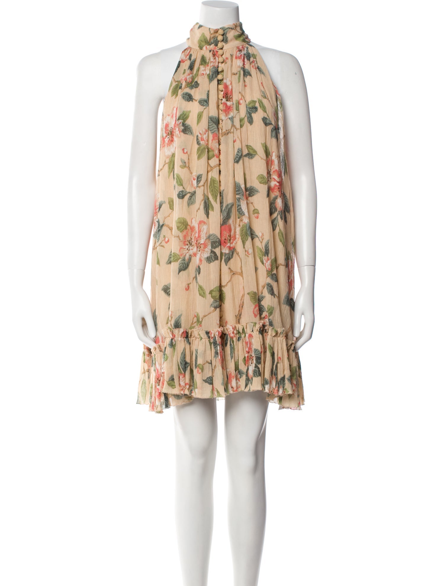 Zimmermann Floral Print Mini Dress