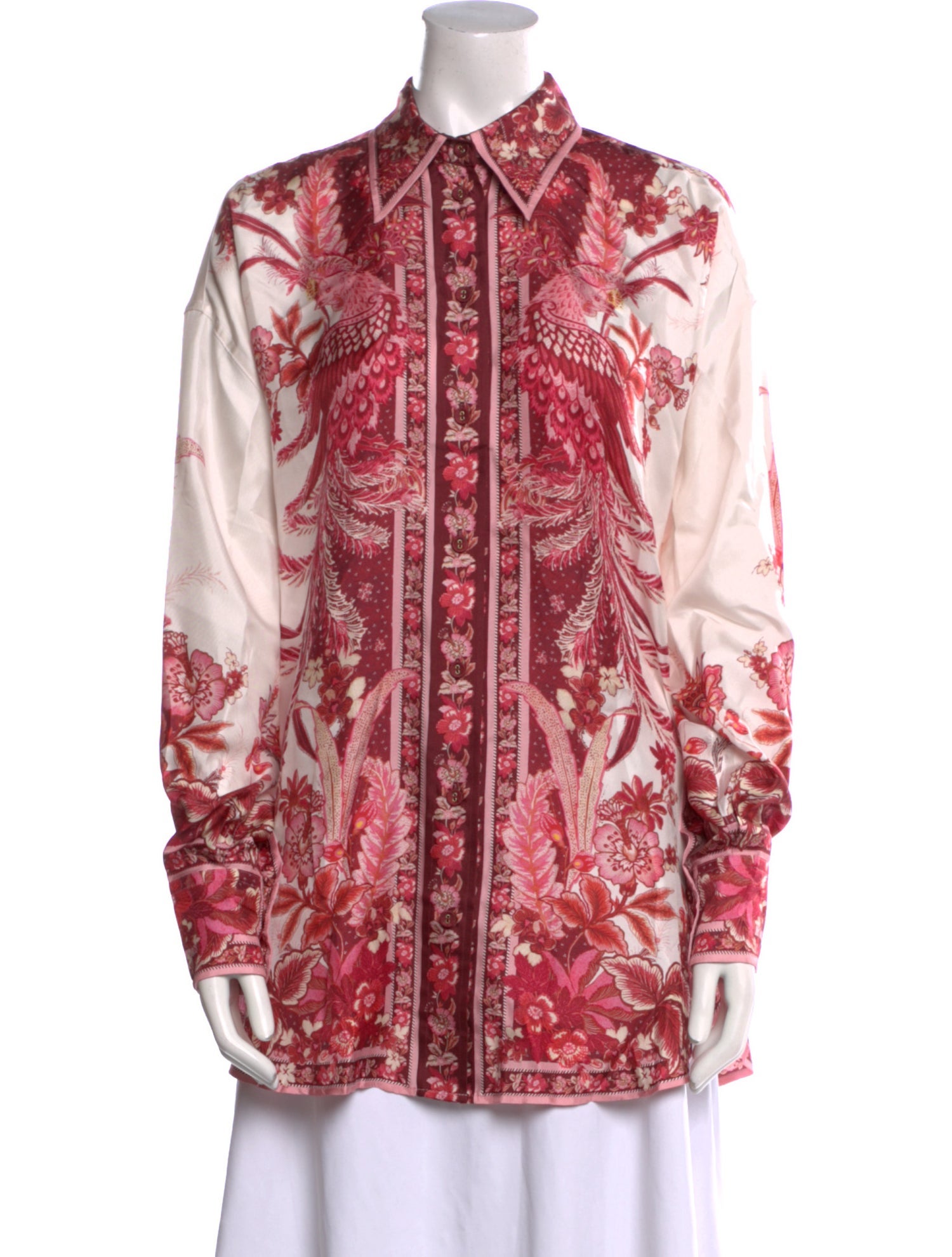 Zimmermann Silk Floral Print Tunic