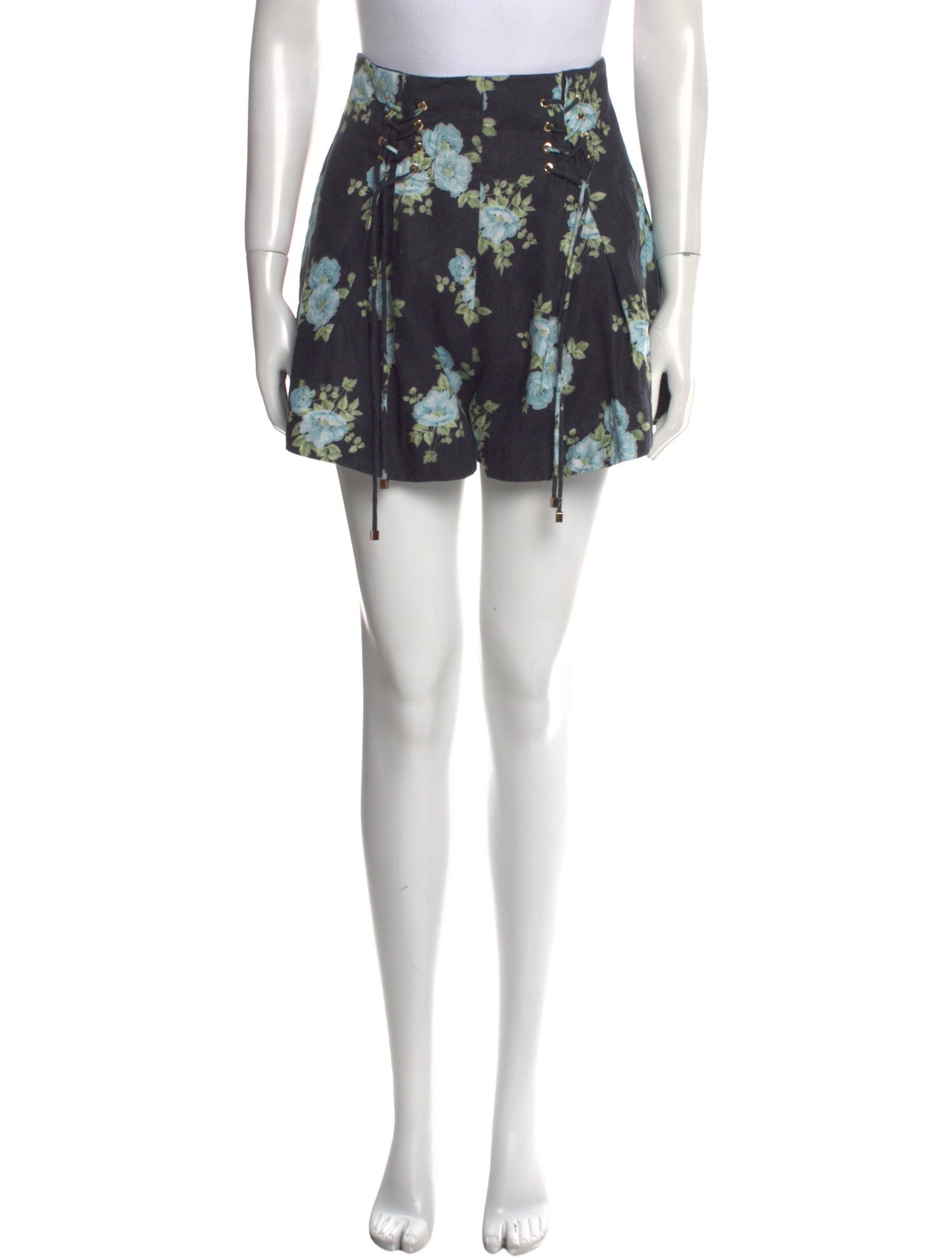 Zimmermann Linen Mini Shorts