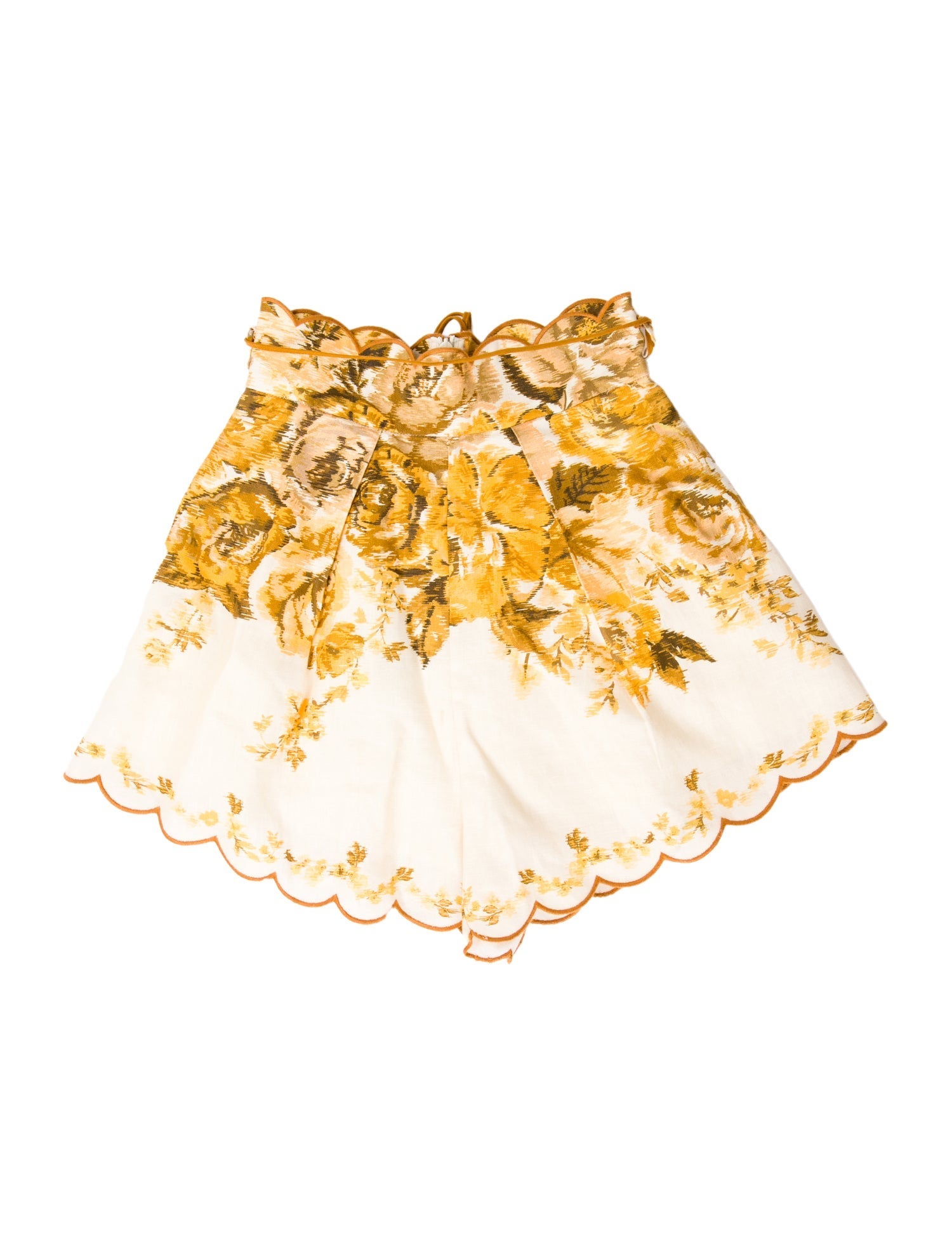 Zimmermann Linen Mini Shorts