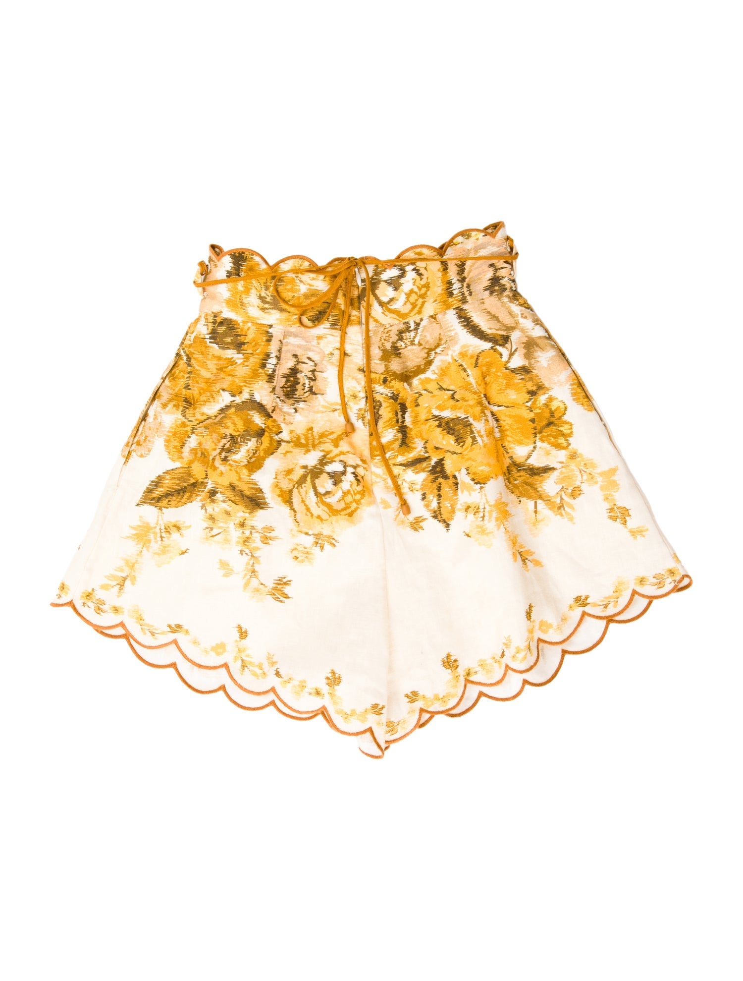 Zimmermann Linen Mini Shorts