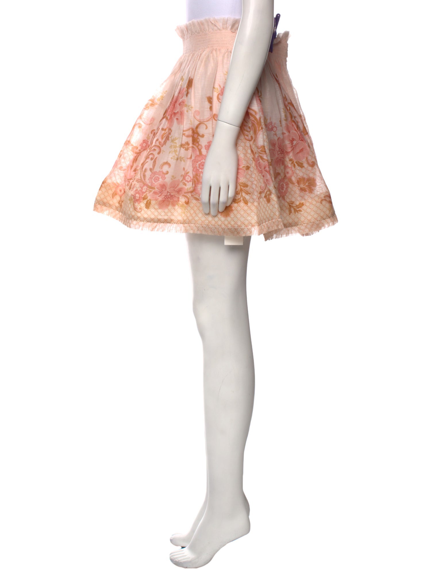 Zimmermann Silk Mini Skirt