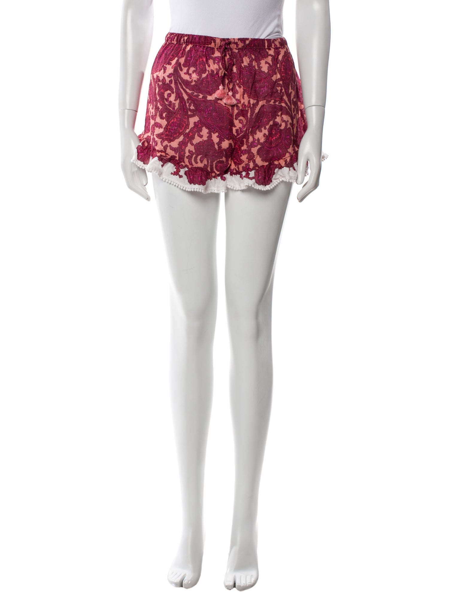 Zimmermann Printed Mini Shorts