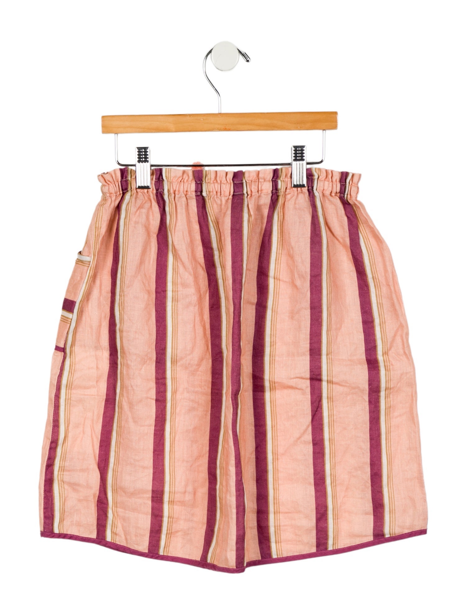 Zimmermann Girls' Striped Knee Length Skirt
